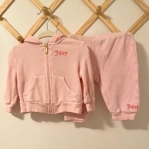 Juicy Couture Baby Waffle Tracksuit